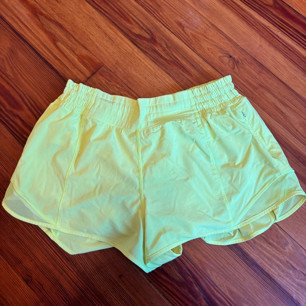 Women's Lululemon Neon Athletic Shorts